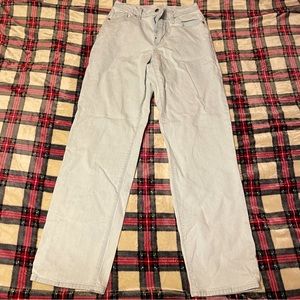 25 inch waist light blue denim 90s style straight leg universal thread jeans